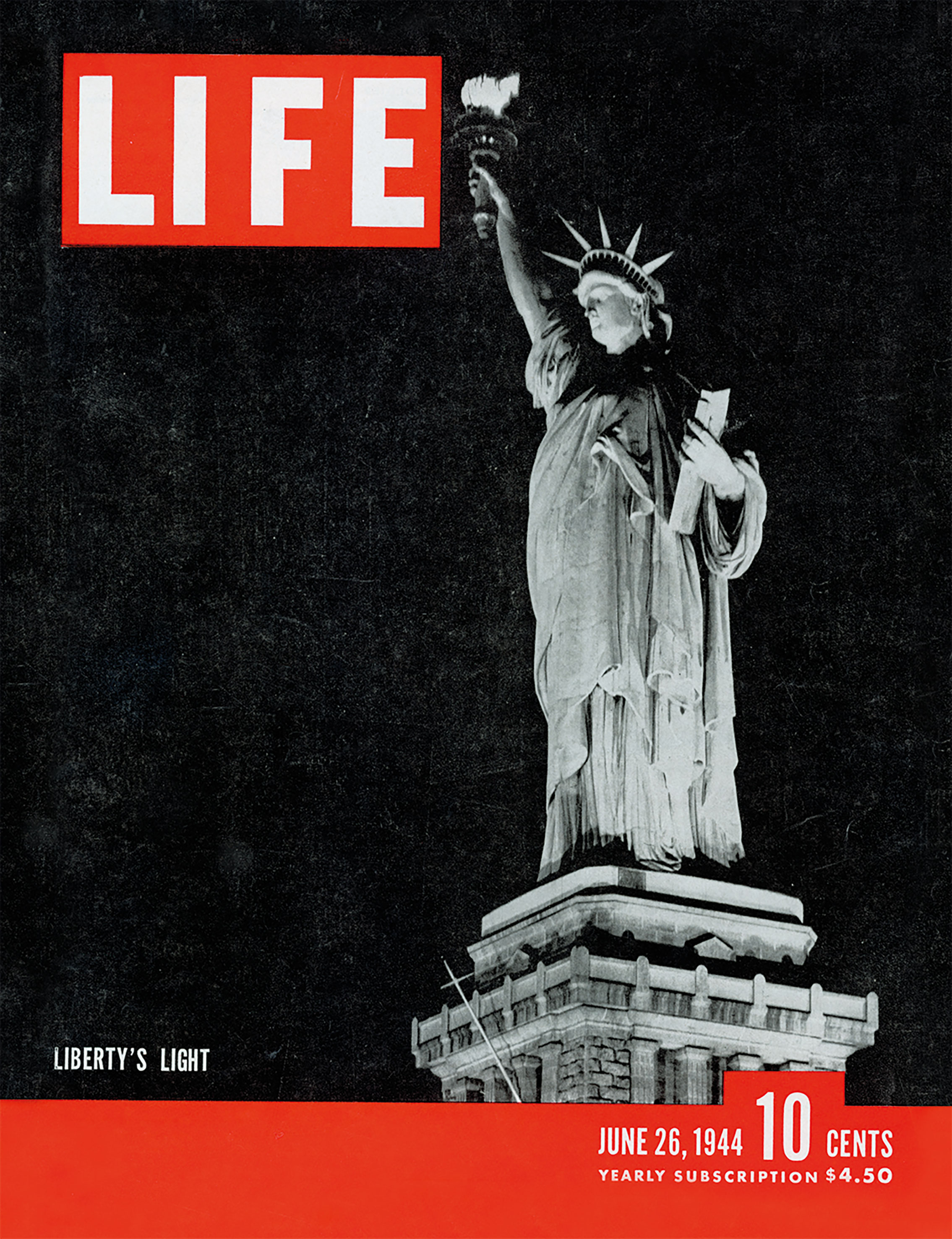 Time Life (Statue of Liberty - Cover) Canvas Print
