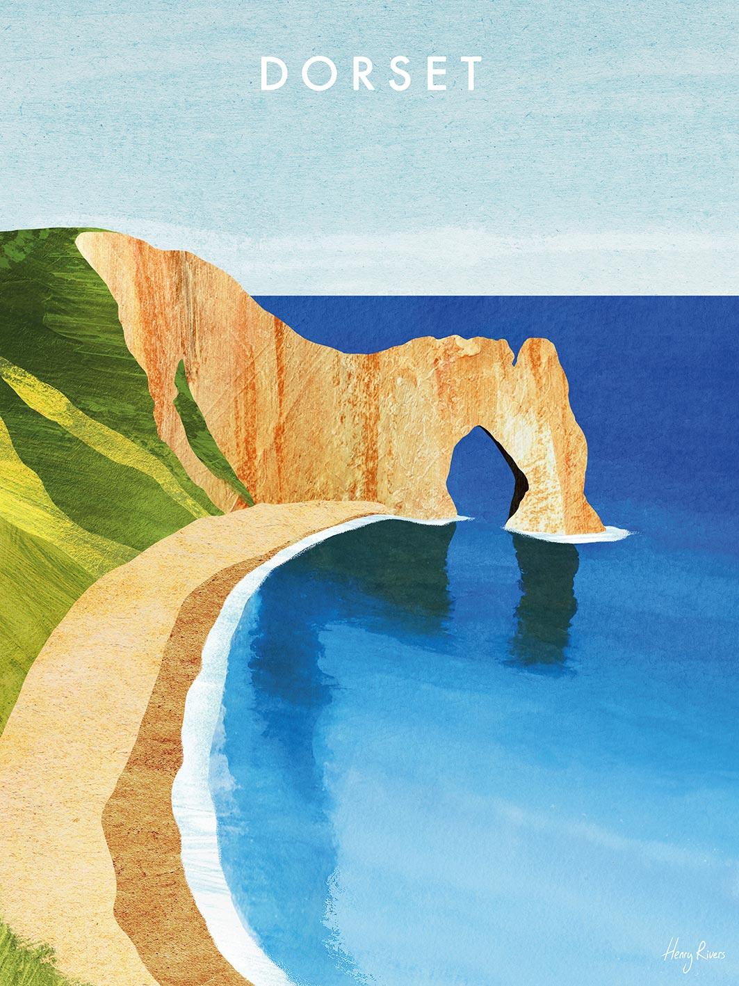 Henry Rivers (Dorset, Durdle Door) Canvas Prints
