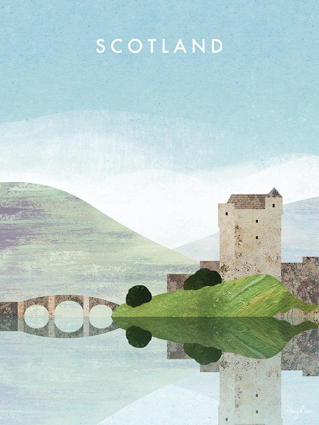Henry Rivers (Scotland, Eilean Donan Castle) Canvas Prints