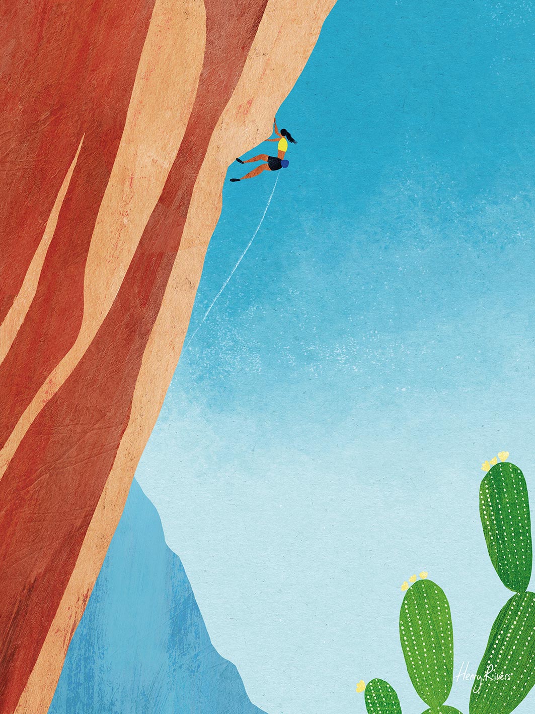 Henry Rivers (Canyon Climb) Canvas Print | The Art Group