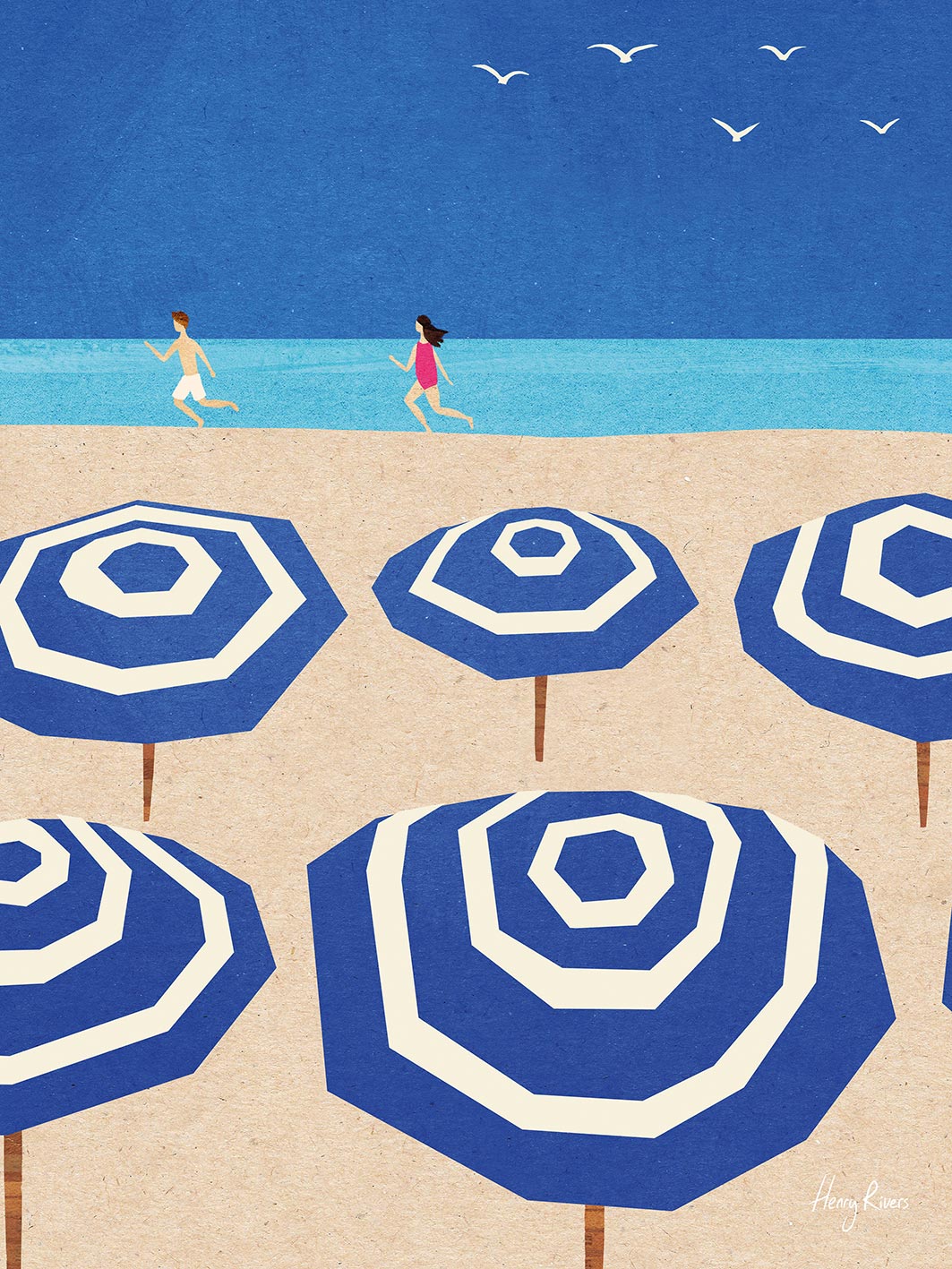 Henry Rivers (Parasols) Canvas Prints