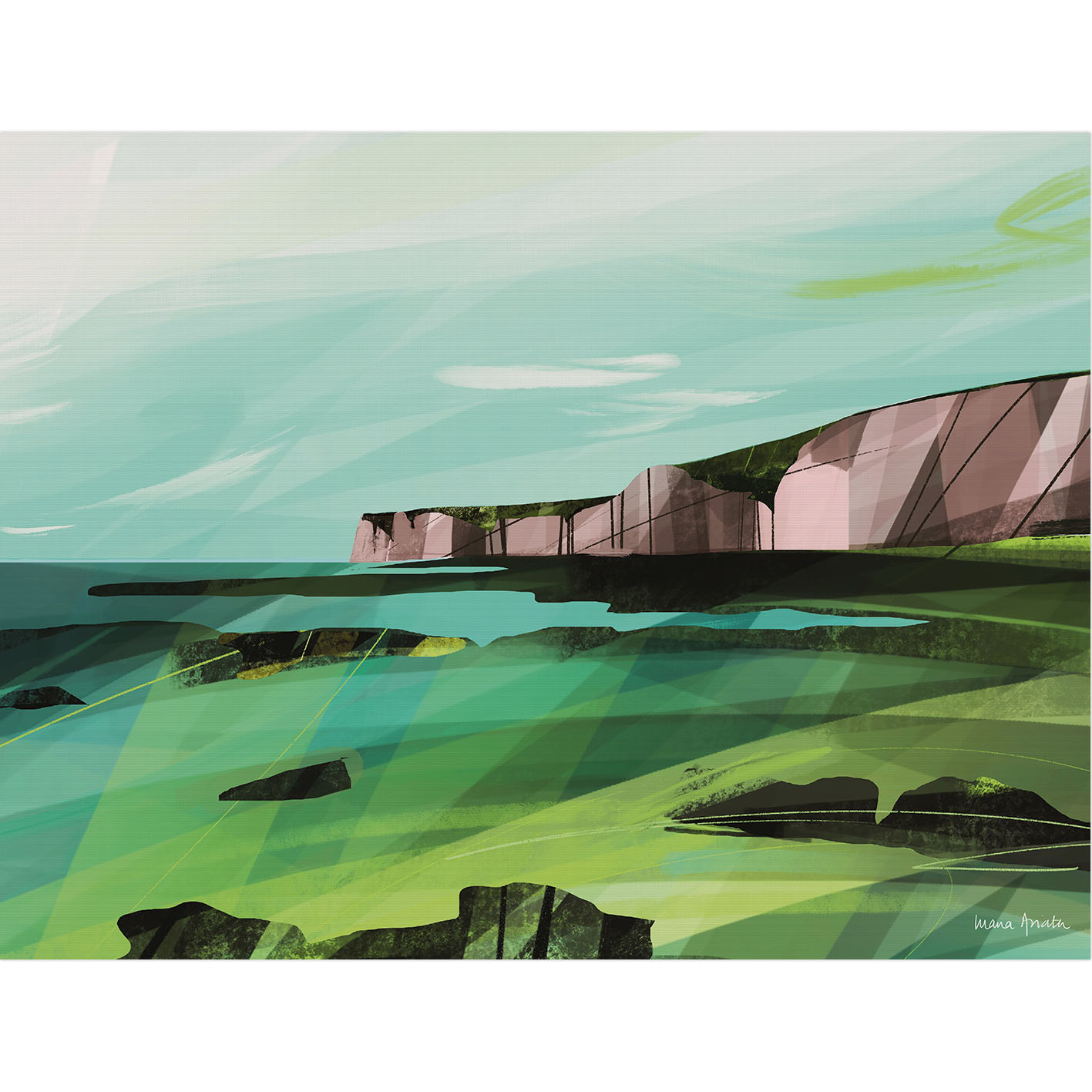 Luana Asiata (South Downs) Canvas Prints