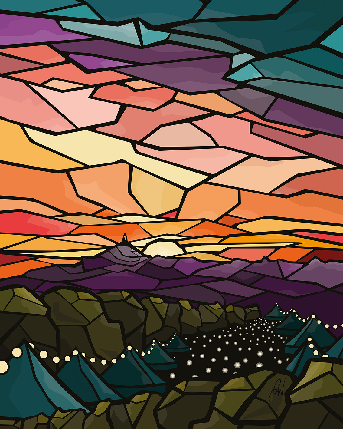 Georgina Westley (Glastonbury Stained Glass) Canvas Prints
