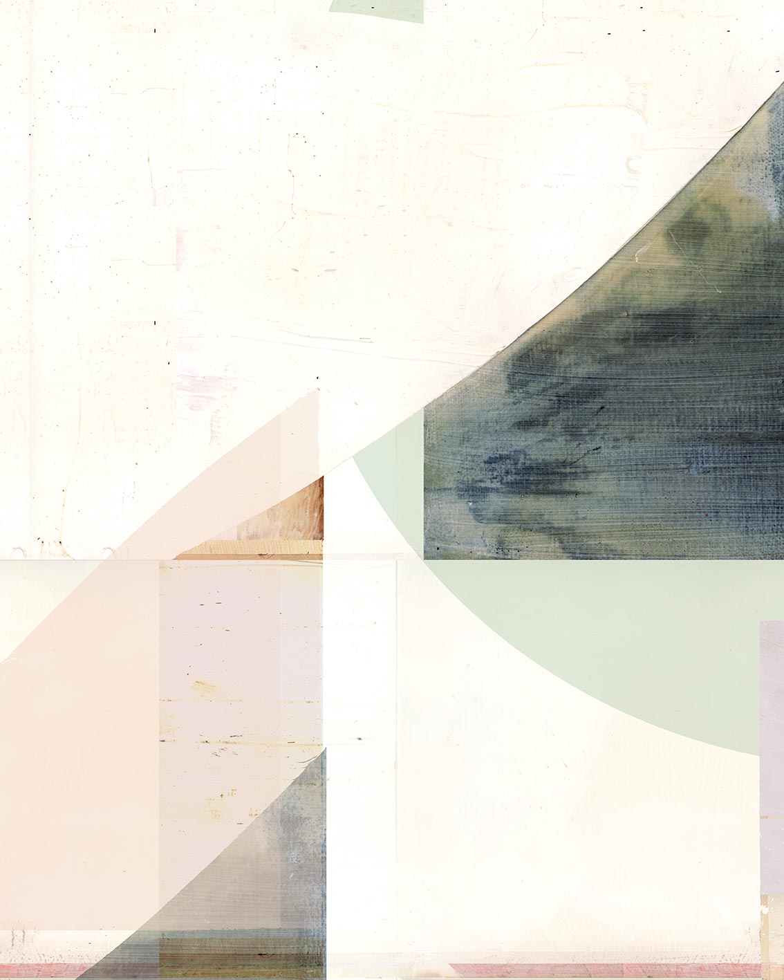 Cartissi (Pink Green White Abstract II) Canvas Prints