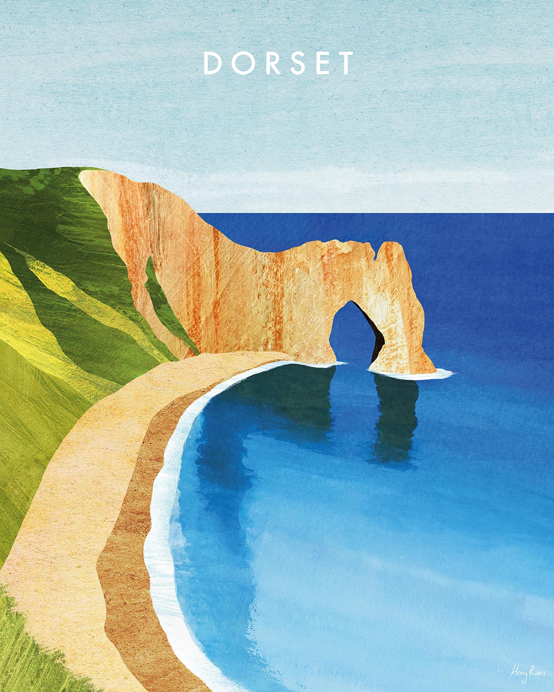 Henry Rivers (Dorset, Durdle Door) Canvas Prints