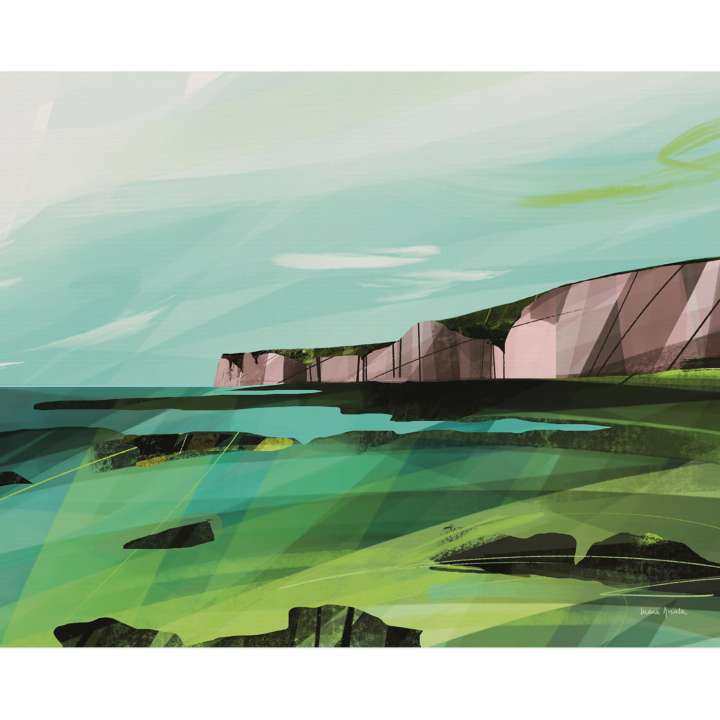 Luana Asiata (South Downs) Canvas Prints