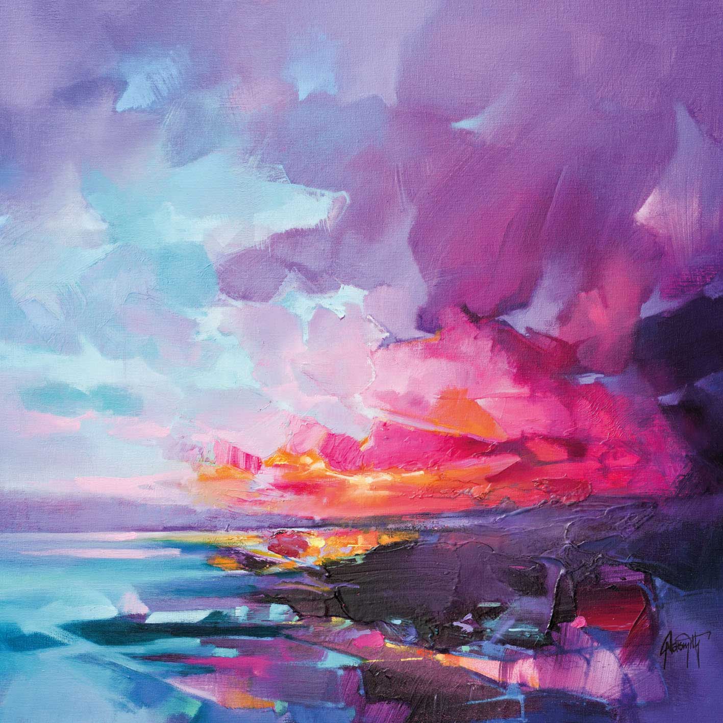 Scott Naismith (Aerial Flow) Canvas Print