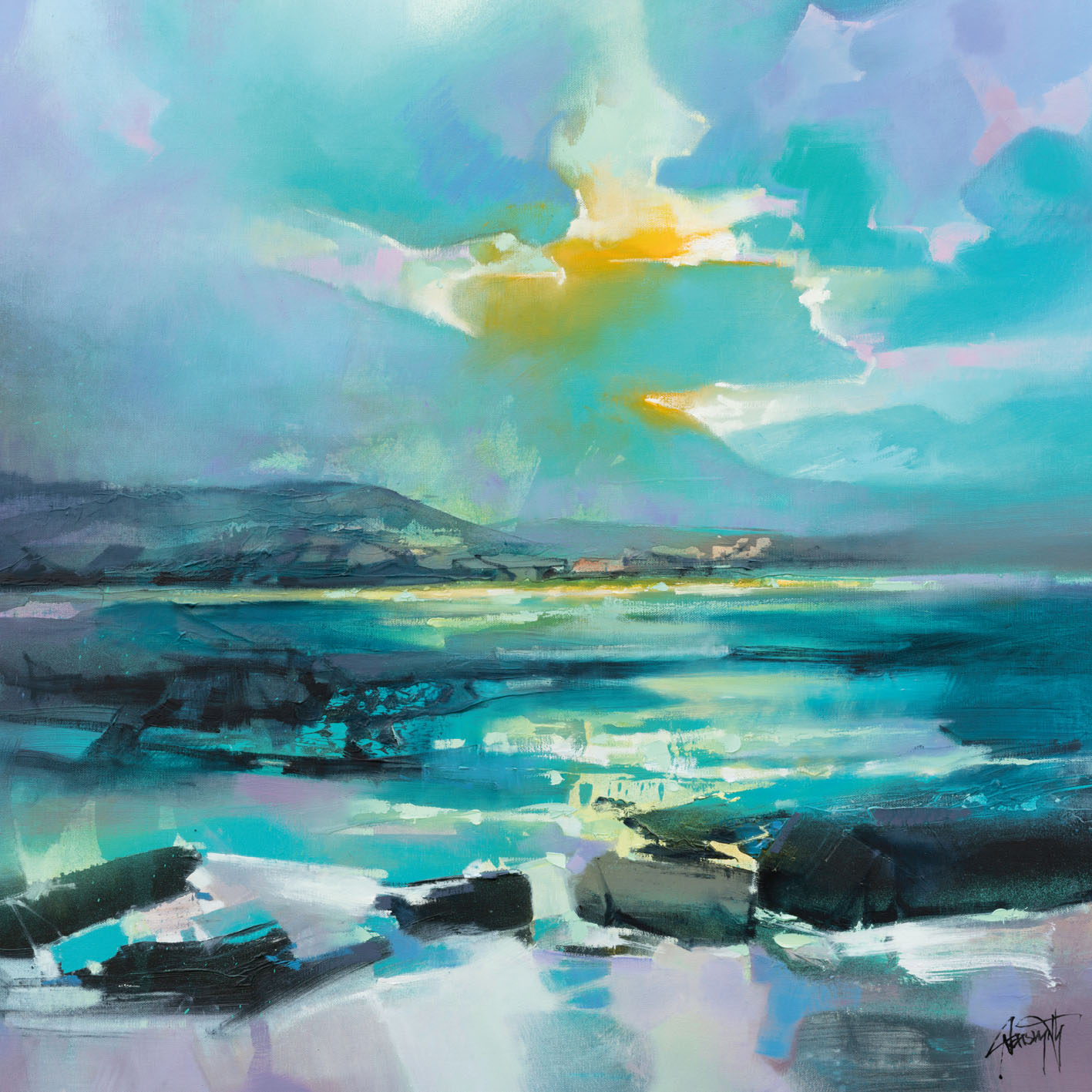 Scott Naismith (Harris Awe) Canvas Print