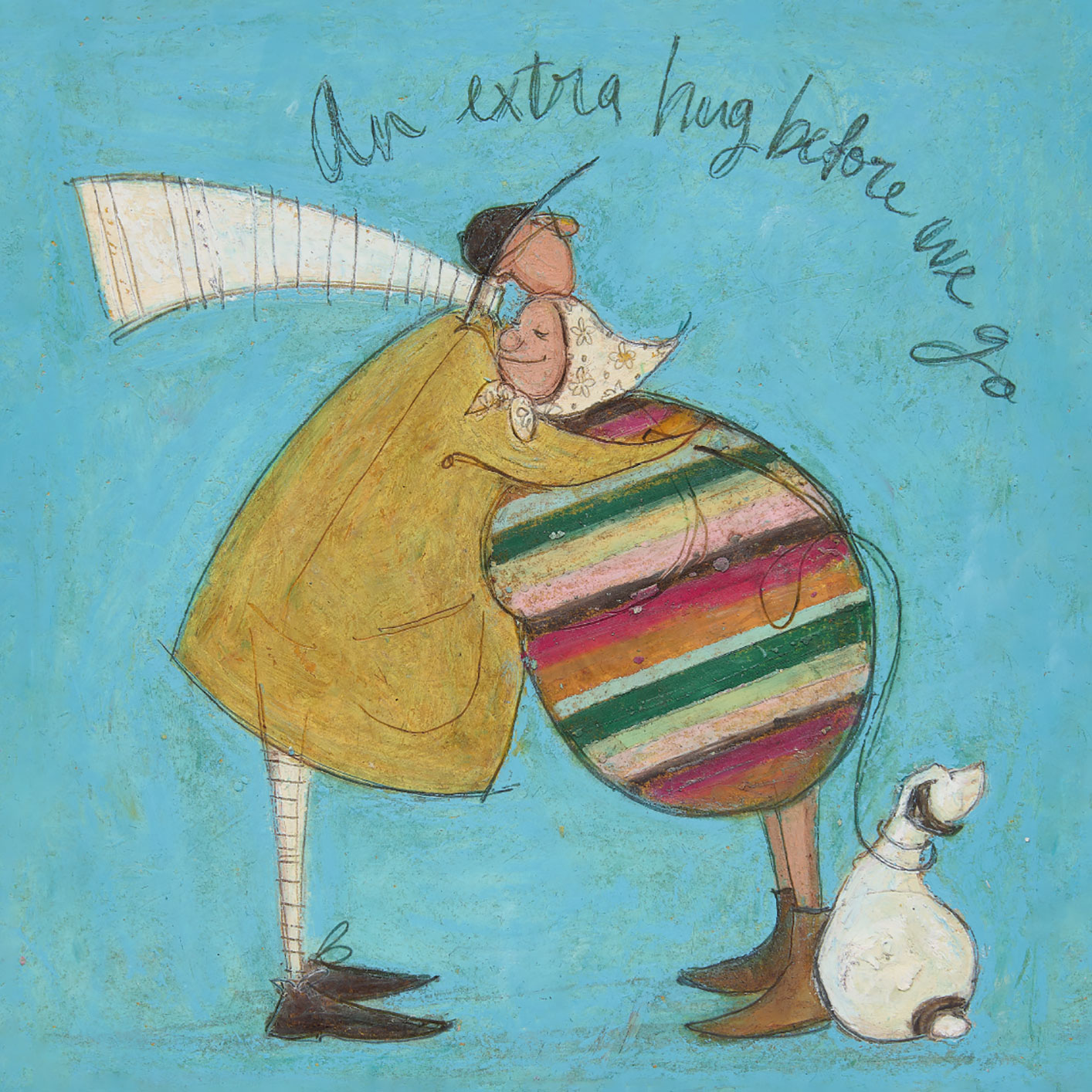 Sam Toft (An Extra Hug Before We Go) Canvas Print
