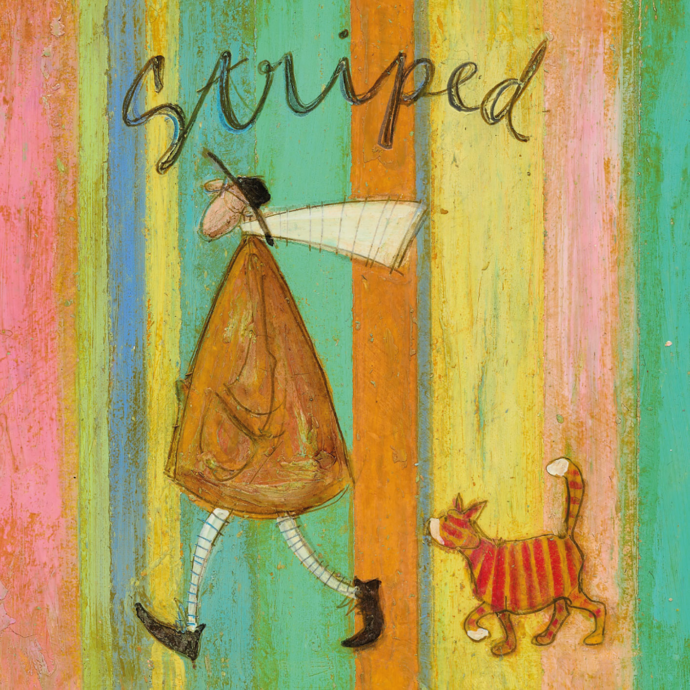 Sam Toft (Striped) Canvas Print