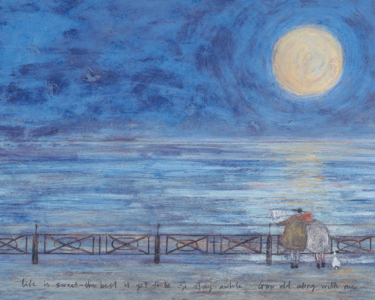 Sam Toft (Life is Sweet - The Best is Yet to Be) Canvas Print