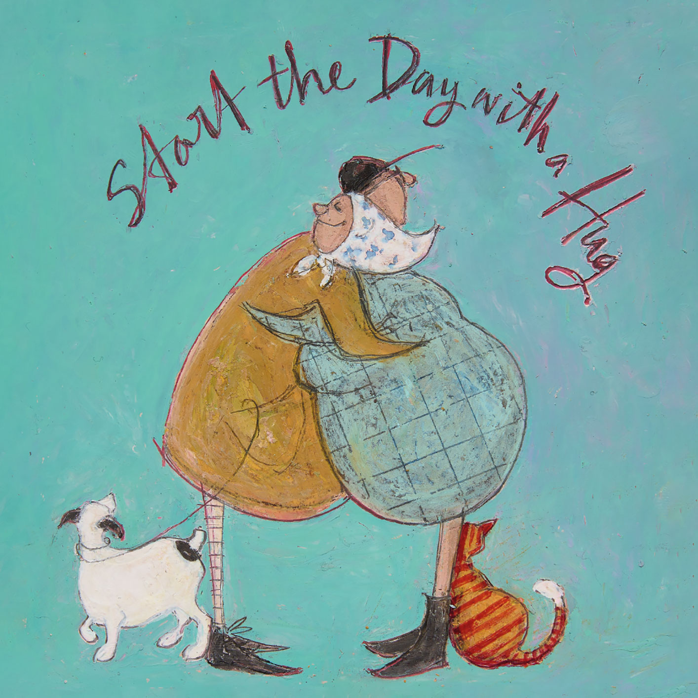 Sam Toft (Start the Day with a Hug) Canvas Print