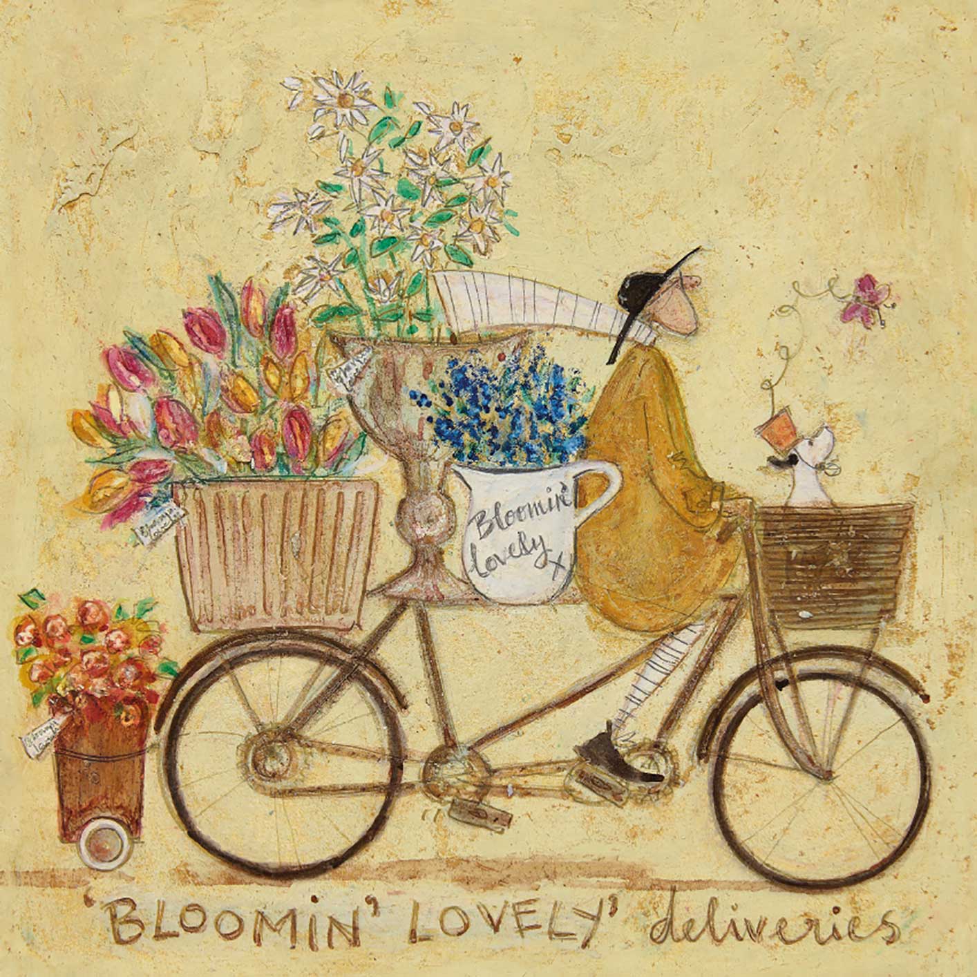 Sam Toft (Bloomin’ Lovely Deliveries) Canvas Print
