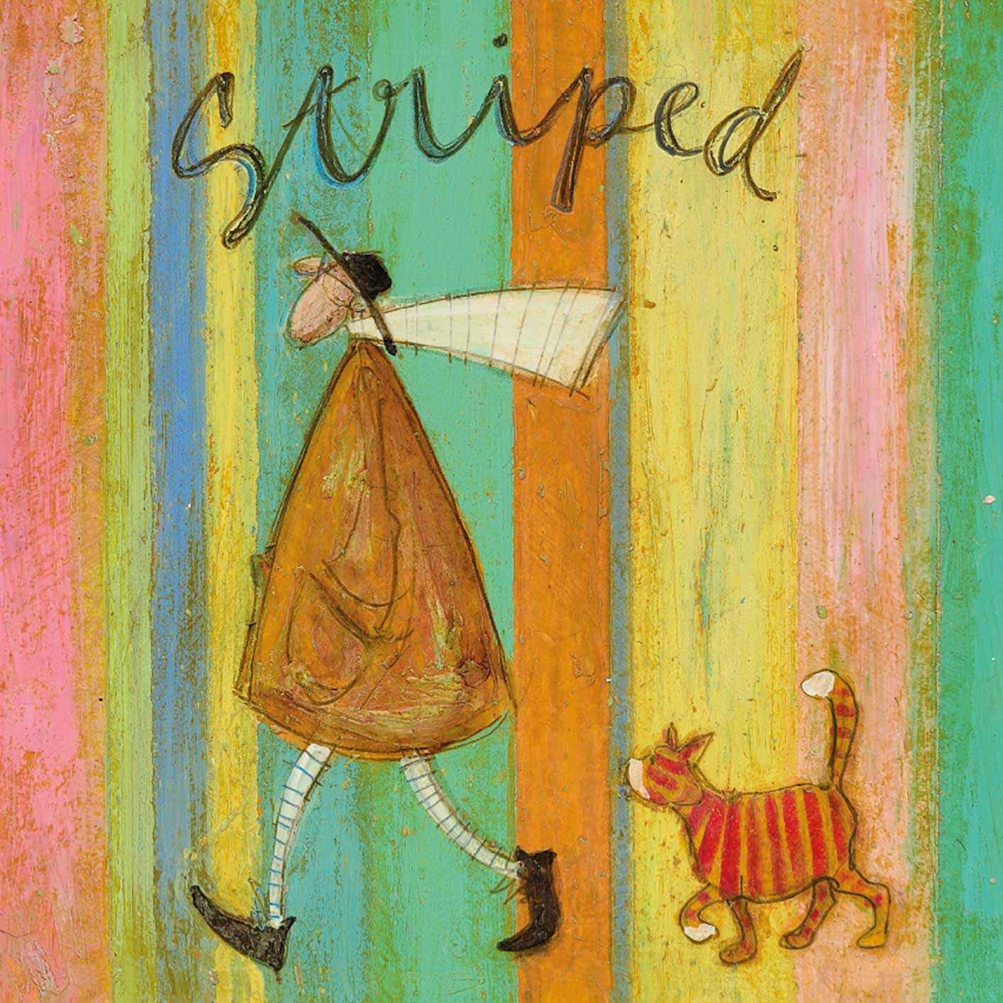 Sam Toft (Striped) Canvas Print