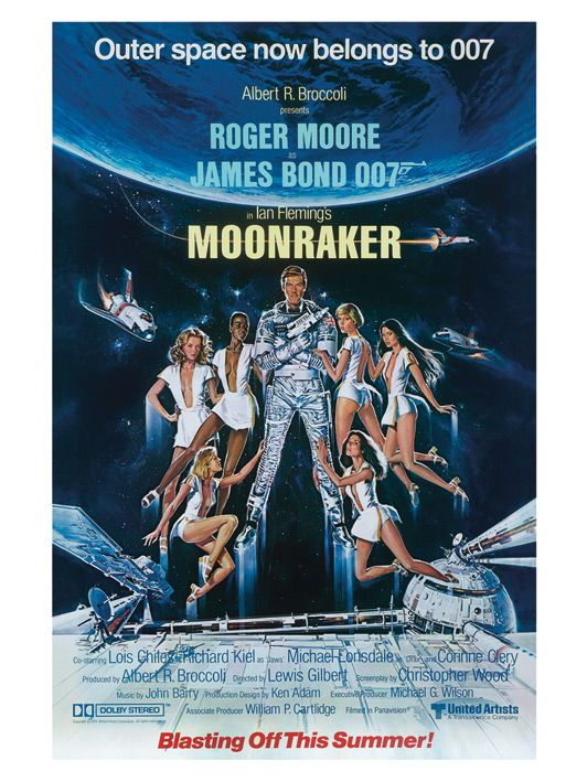 James Bond (Moonraker) Canvas Prints