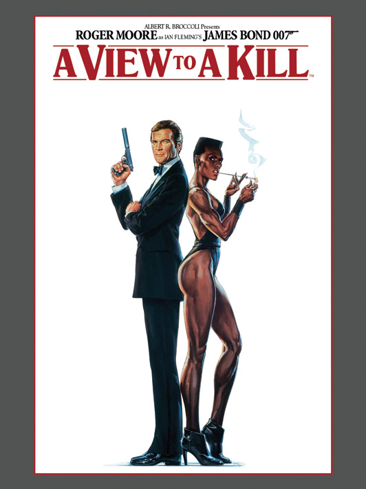 James Bond (A View To A Kill) Canvas Prints