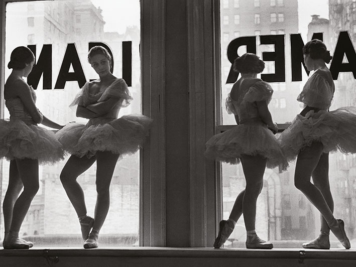 Time Life (Ballet Dancers In Window) Canvas Print