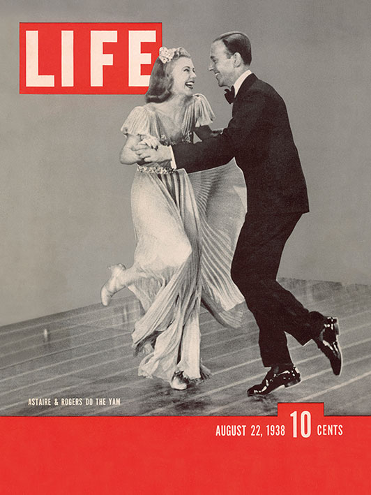 Time Life (Life Cover - Astaire and Rogers) Canvas Print