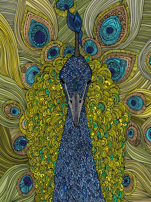 Valentina Ramos (The Peacock) Canvas Prints