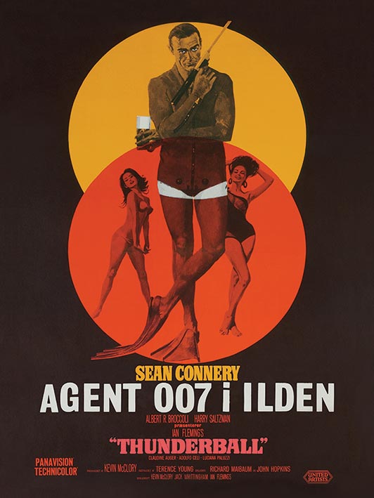 James Bond (Thunderball - Danish) Canvas Print | The Art Group