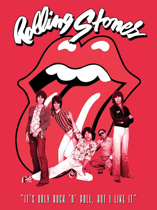 Rolling Stones (It's Only Rock n Roll) Canvas Print