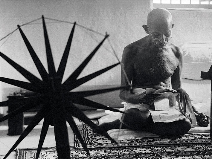 Time Life (Gandhi) Canvas Print