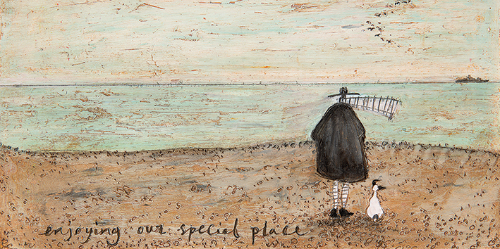 Sam Toft (Enjoying our Special Place) Canvas Print