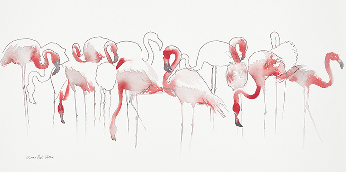 Aimee Del Valle (Toute en Rose) Canvas Prints