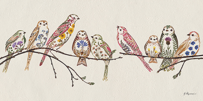 Helen Ahpornsiri (Wildflower Sparrows) Canvas Print | The Art Group