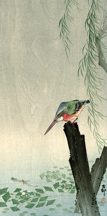 Ohara Koson (Kingfisher) Canvas Prints