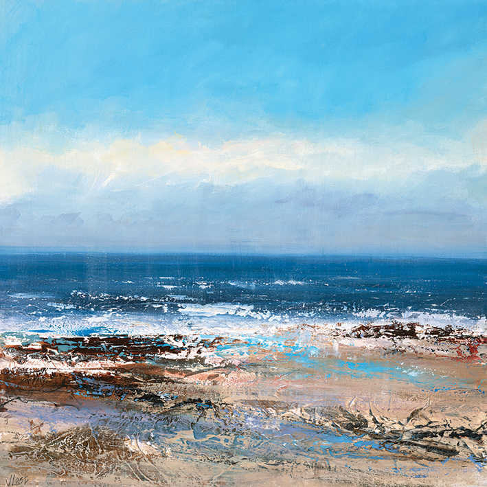 Joanne Last (Sunlit Sea) Canvas Print