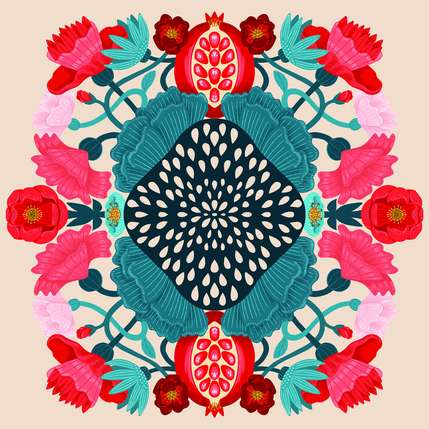 Nina Pace (True Blue) Canvas Prints