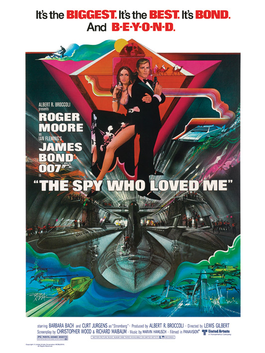 James Bond (The Spy Who Loved Me) Canvas Prints
