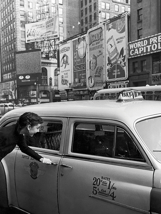 Time Life (Audrey Hepburn - Taxi) Canvas Print