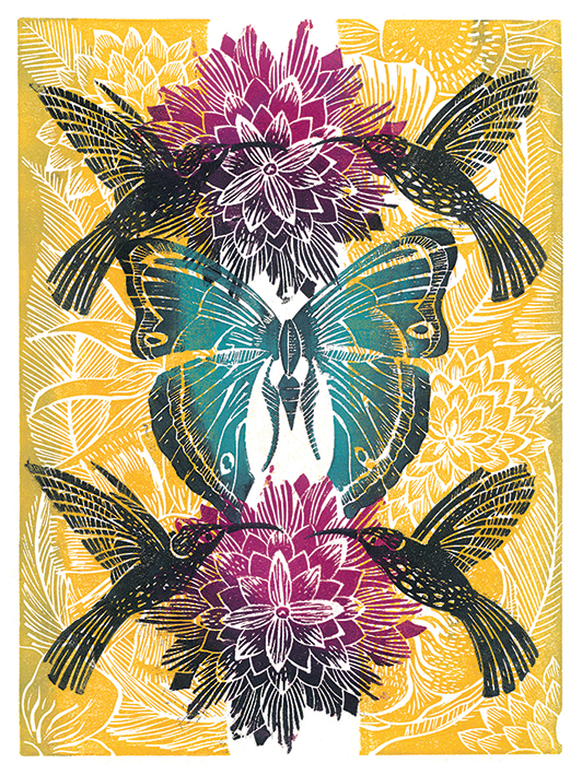Amanda Colville (Hummingbirds) Canvas Print