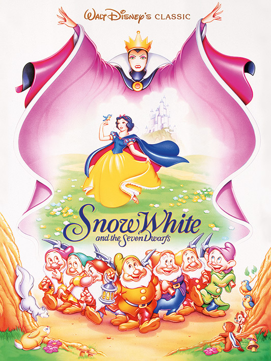 Snow White and the Seven Dwarfs (Evil Queen) Canvas Prints