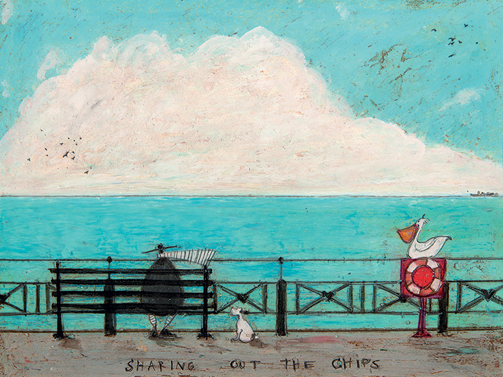 Sam Toft (Sharing out the Chips) Canvas Print