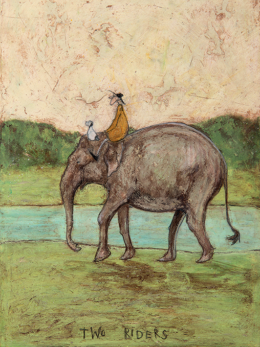 Sam Toft (Two Riders) Canvas Print