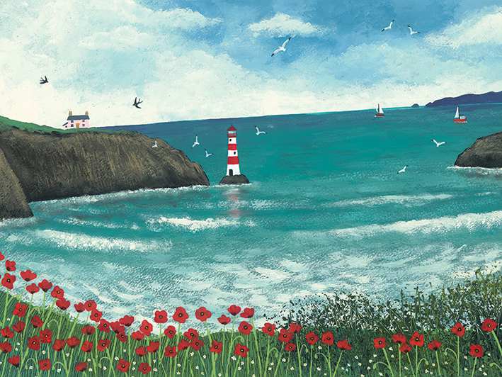 Jo Grundy (The Lighthouse at Poppy Bay) Canvas Prints