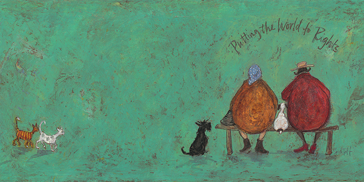 Sam Toft (Putting the World to Rights) Canvas Print