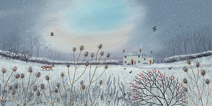 Jo Grundy (First Snow) Canvas Prints