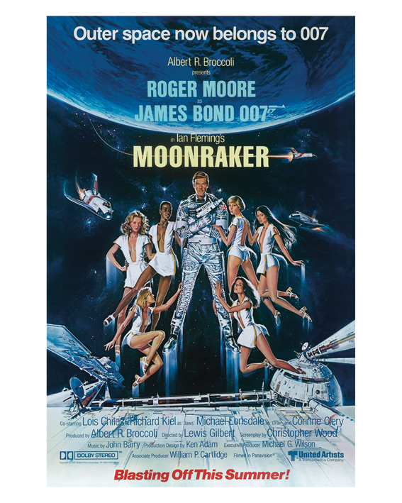 James Bond (Moonraker) Canvas Prints