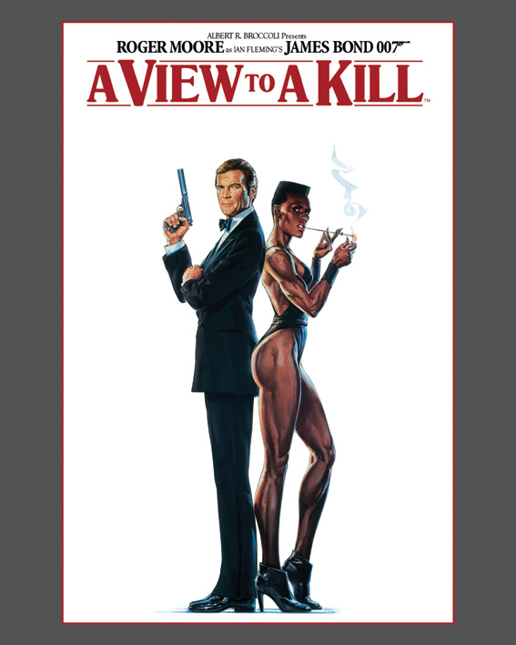 James Bond (A View To A Kill) Canvas Prints