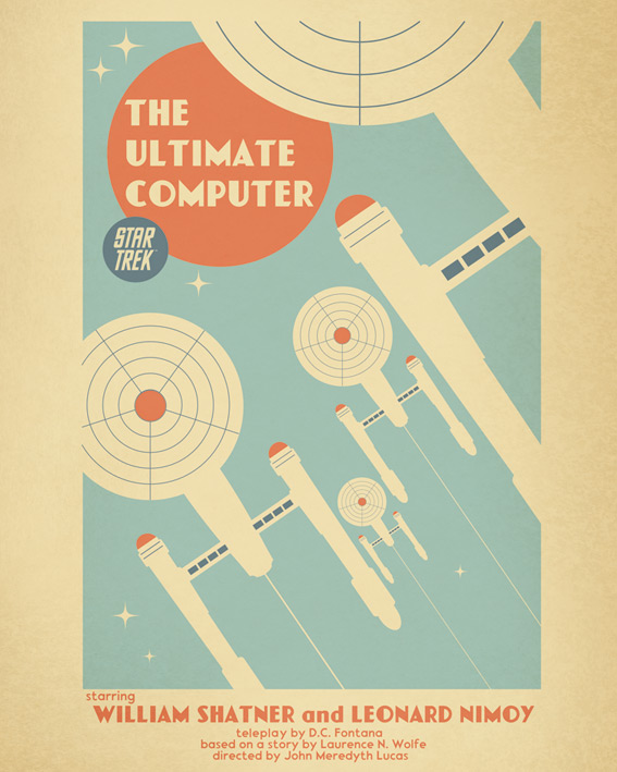 Star Trek (The Ultimate Computer) Canvas Prints