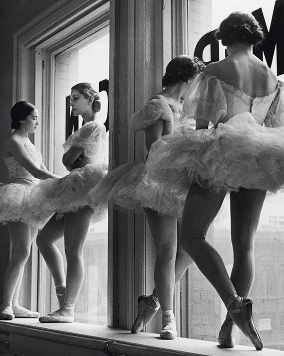 Time Life (Ballerinas In Window) Canvas Print