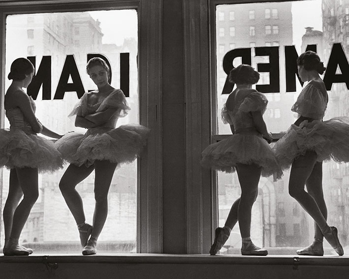 Time Life (Ballet Dancers In Window) Canvas Print