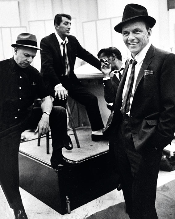 Time Life (Dean Martin, Sammy Davis Jr. and Frank Sinatra) Canvas Print
