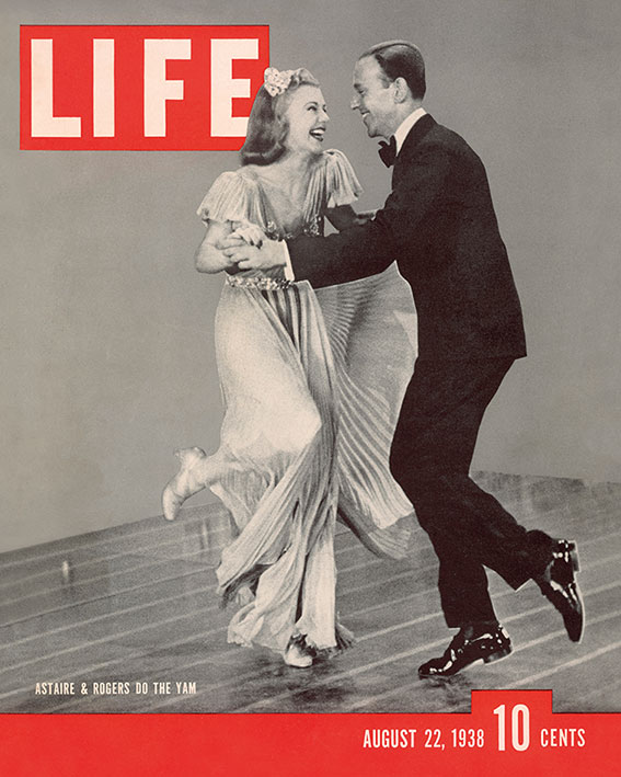 Time Life (Life Cover - Astaire and Rogers) Canvas Print