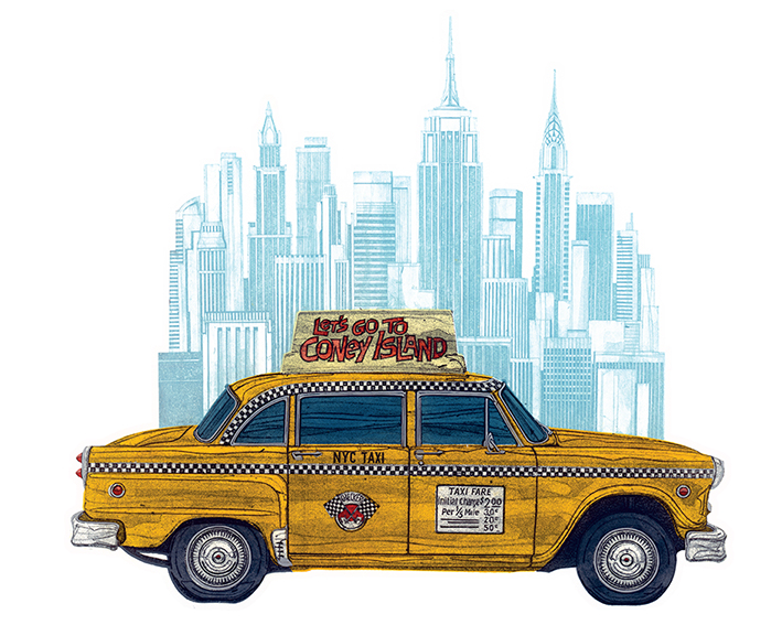 Barry Goodman (Taxi New York) Canvas Print