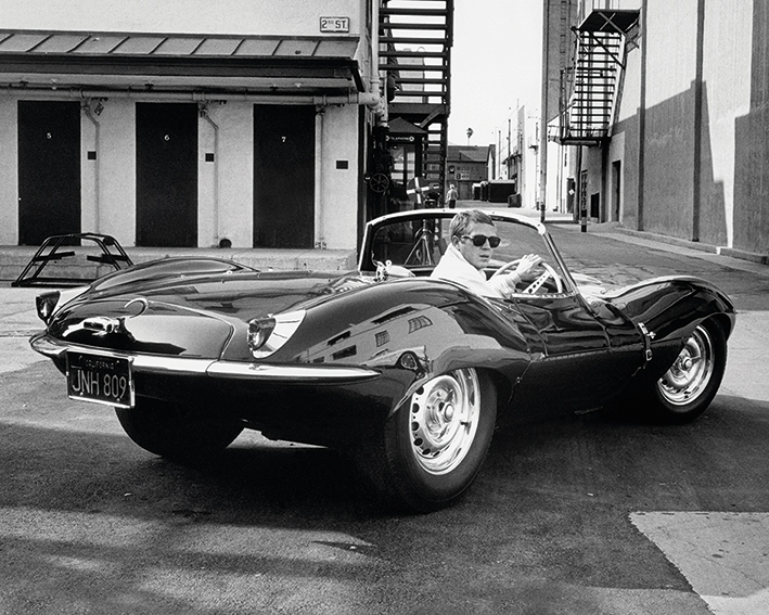 Time Life (Steve McQueen - Jaguar) Canvas Print